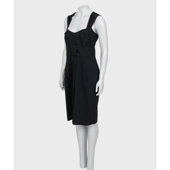Elegant Gucci Black Wool Sheath Dress - Size L (IT44) - Picture 2 of 4